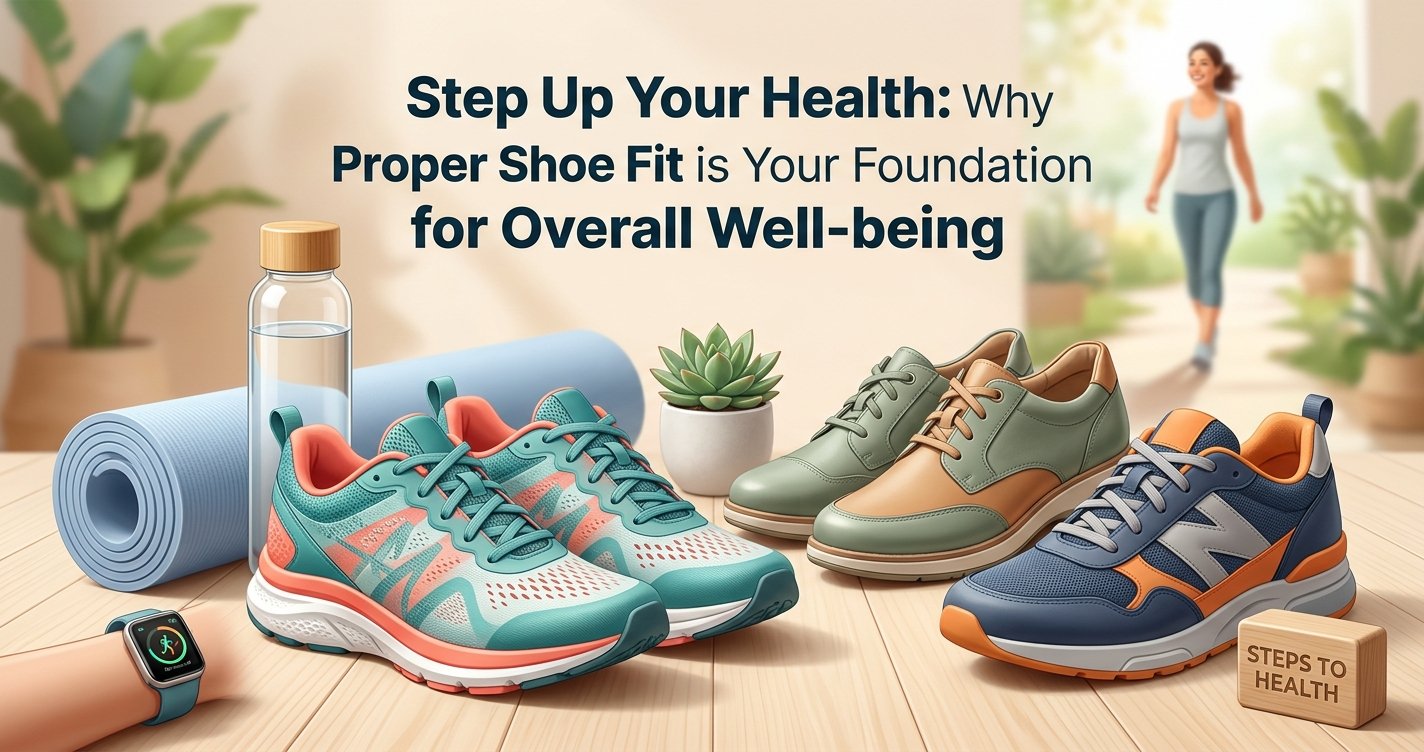 Step Up Your Health: Why Proper Shoe Fit is Your Foundation for Overall Well-being