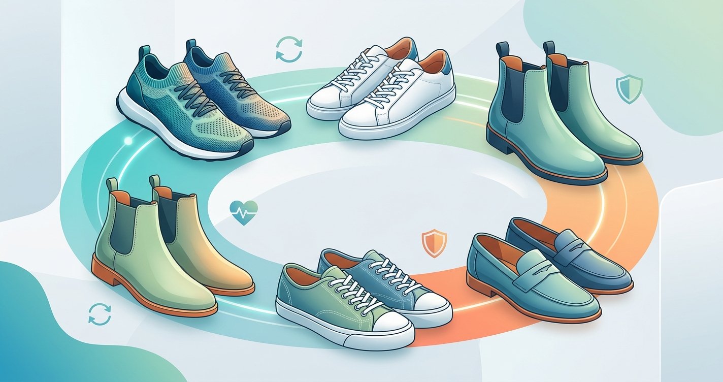 The Power of the Pair: Why Rotating Your Shoes is a Game-Changer for Foot Health and Shoe Longevity