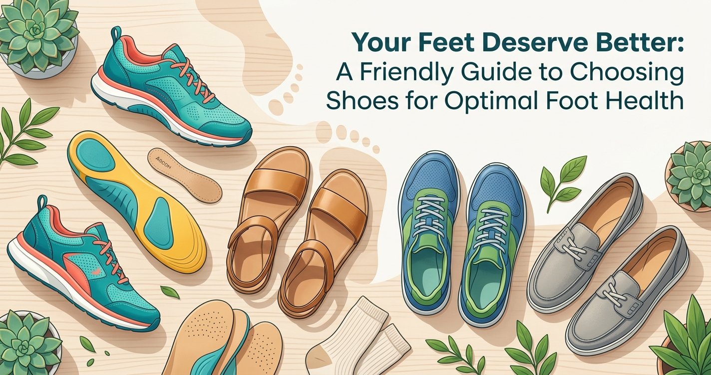 Your Feet Deserve Better: A Friendly Guide to Choosing Shoes for Optimal Foot Health